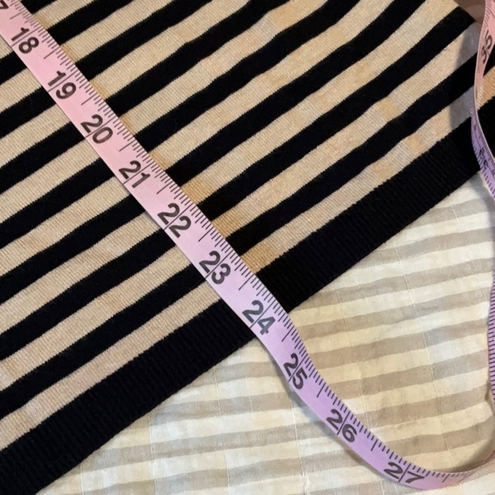 Premise Striped Short Sleeve Sweater Large - Picture 4 of 6